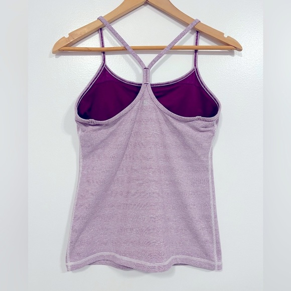 Lululemon Power Y Tank Dewberry Wee Stripe 8 - Picture 6 of 15